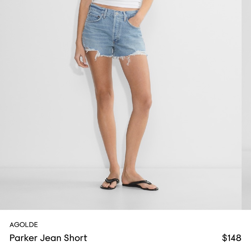 AGOLDE Women's Parker Jean Shorts